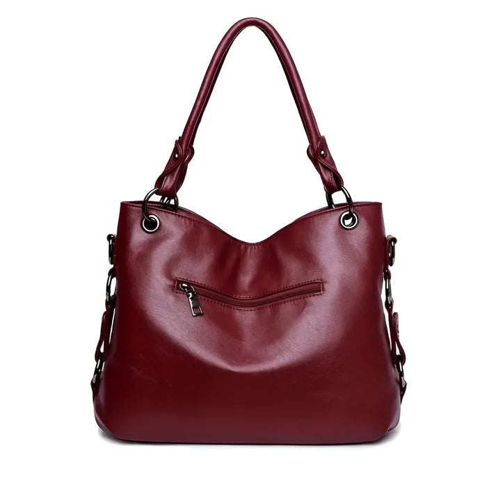 Damen-Crossbody-Designertasche aus Leder mit Quaste