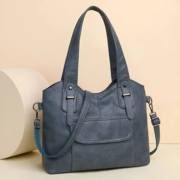 Damen-Stilvolle Schultertasche mit mehreren Fächern