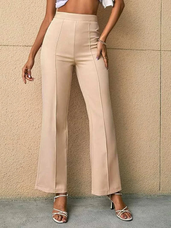 Damen High-Waist Schlaghosen