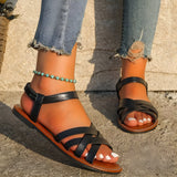 Bequeme Sandalen mit verstellbarem Riemen und Fußgewölbeunterstützung