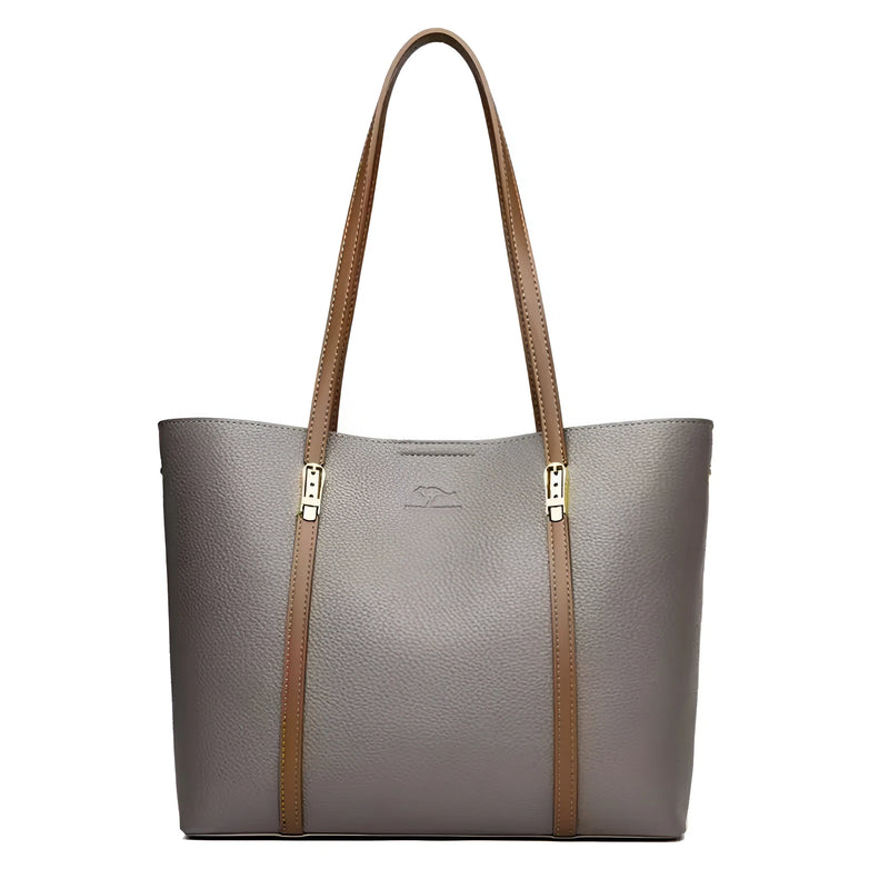 Vielseitige Schultertasche aus Leder