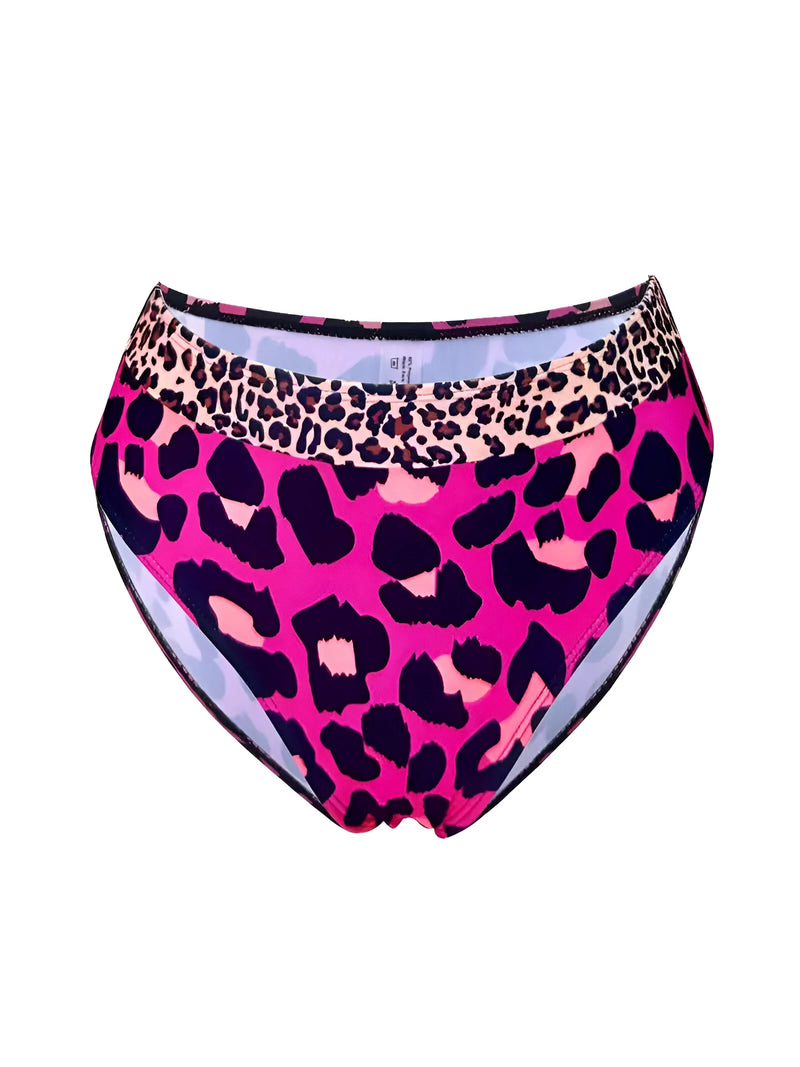 Zweiteiliges Bikini-Set mit Leopardenmuster