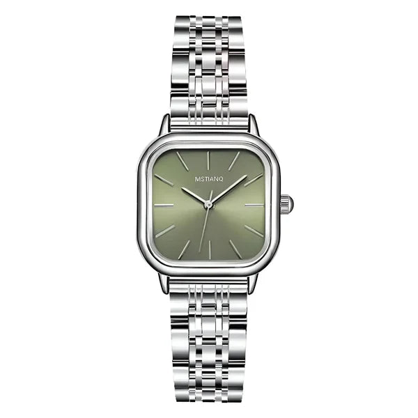 Tonneau Edelstahl Uhr
