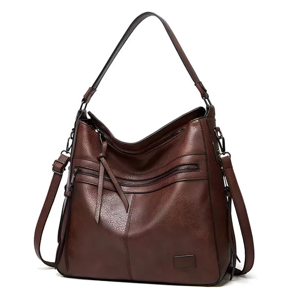 Damen-Reisetasche aus Leder für die Schulter