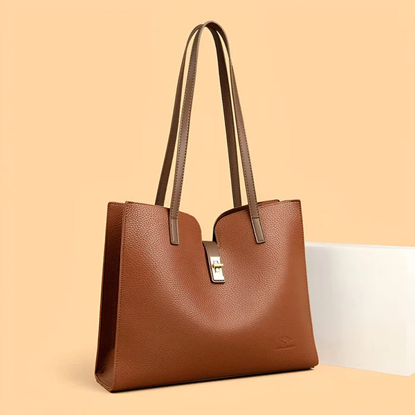 Großräumige Tote-Bag aus weichem Leder