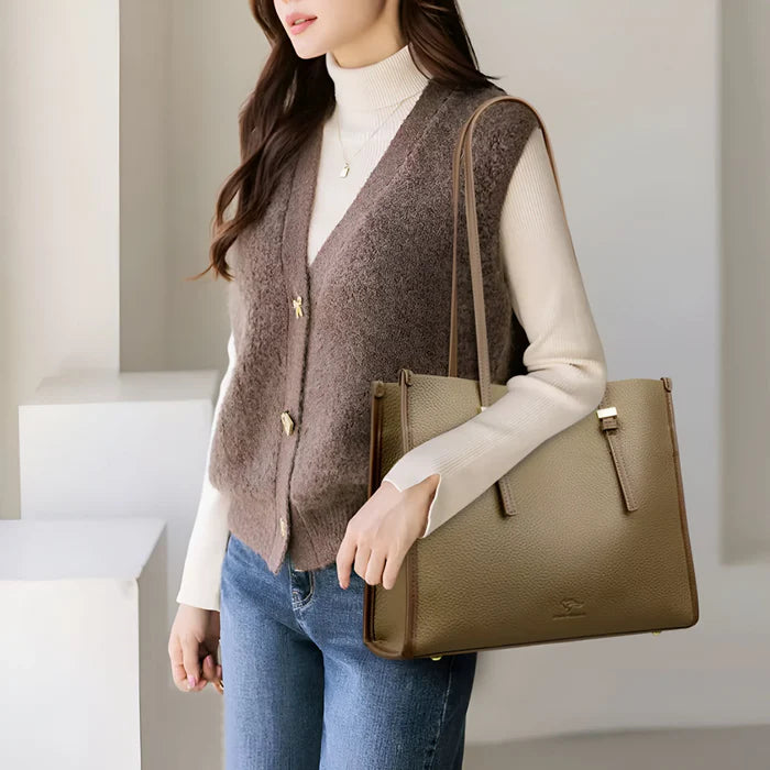 Damen-Shopper aus weichem Leder