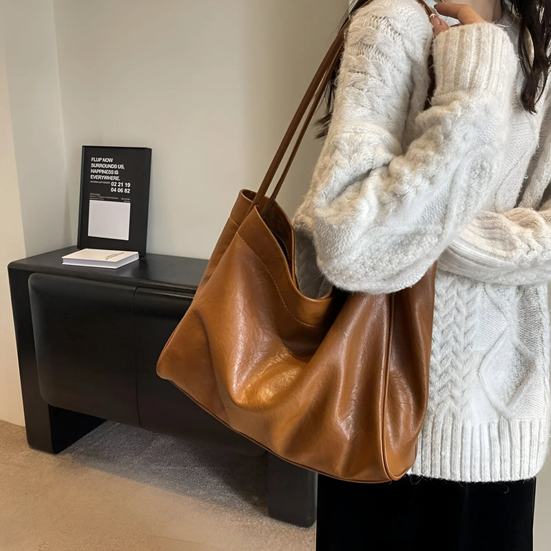 Damen Trendige Alltagsschultertasche
