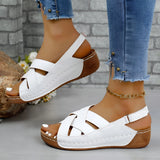 Verstellbare orthopädische Plateausandalen