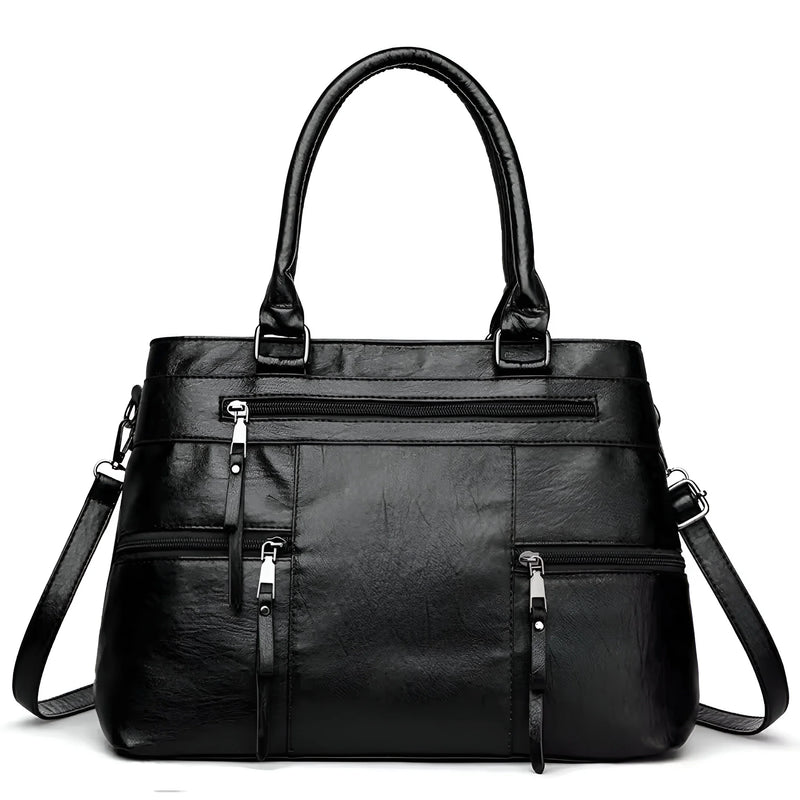 Stilvolle Boston-Handtasche aus Leder für Damen