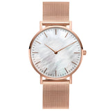 Damen Stylische Mesh Armband Uhr