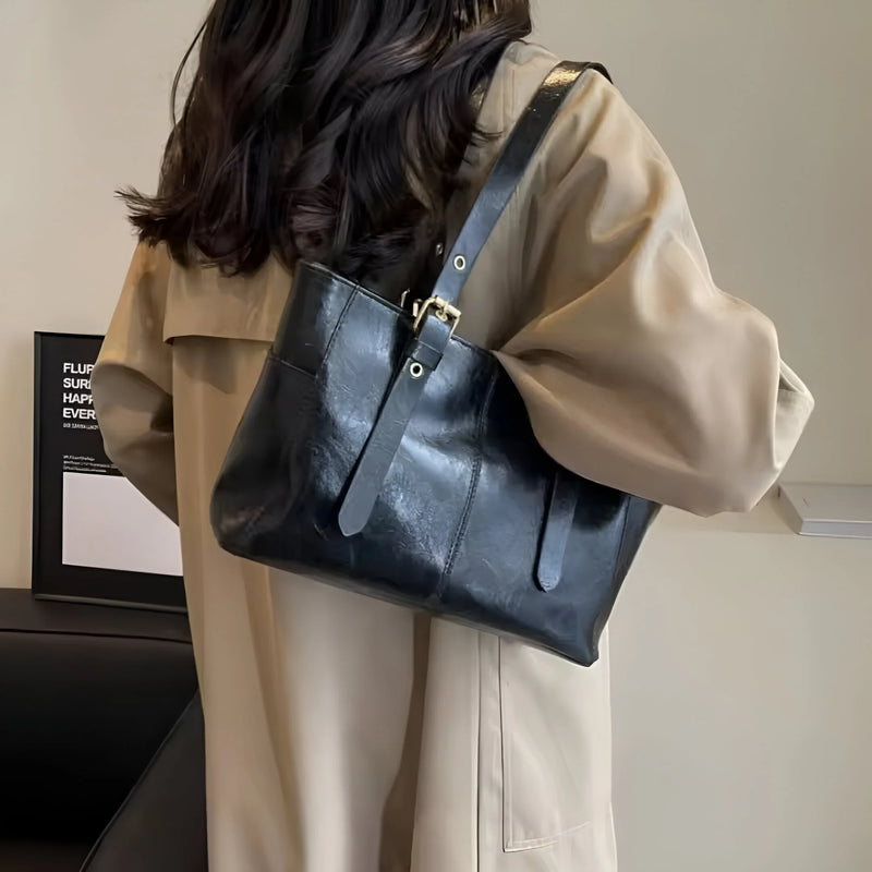 Vintage-Schultertasche mit verstellbarem Riemen