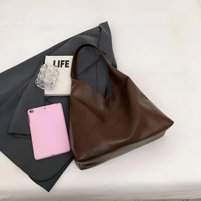 Moderne Damen-Schultertasche mit Knoten-Detail