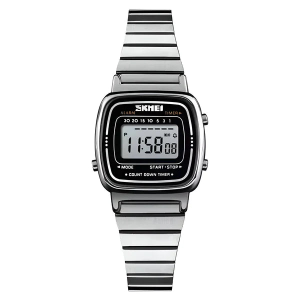 Digitale Edelstahl Uhr