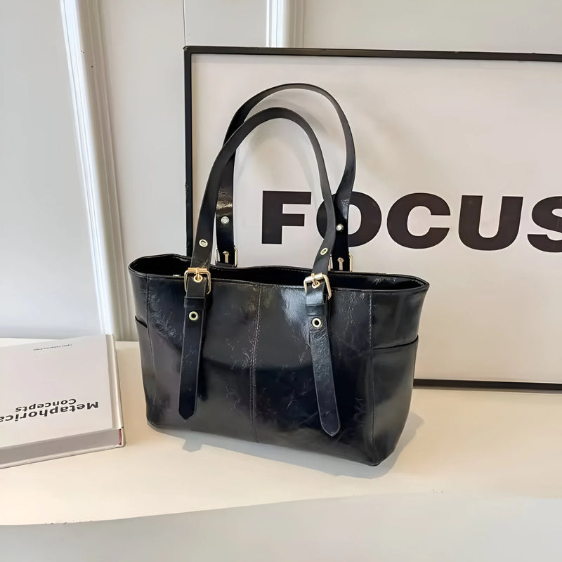 Vintage-Schultertasche mit verstellbarem Riemen