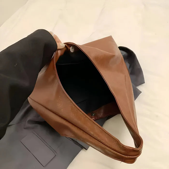 Schultertasche aus PU-Leder