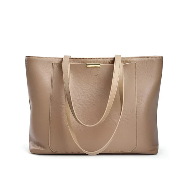 Große Schultertasche aus Leder für Damen