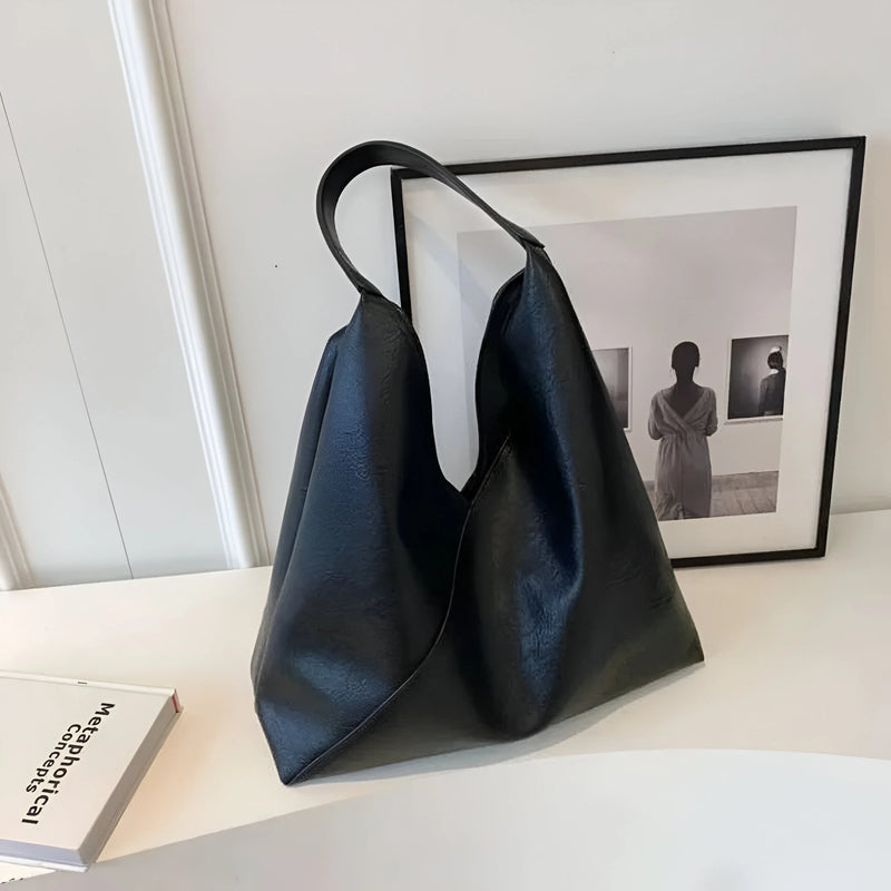 Moderne Damen-Schultertasche mit Knoten-Detail