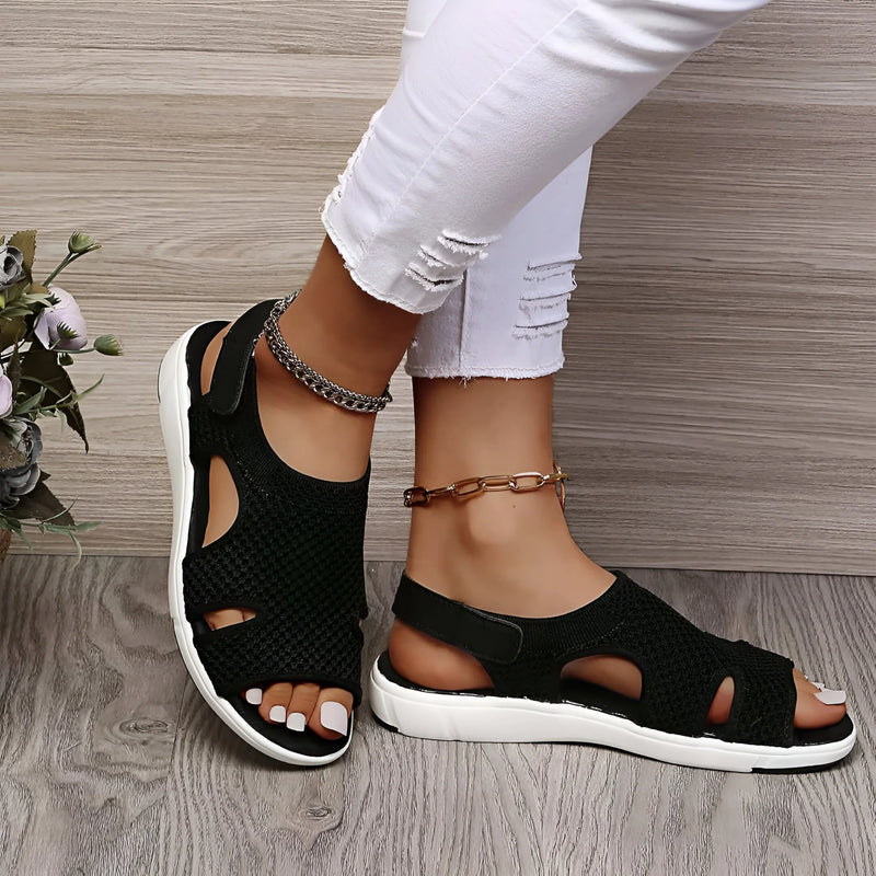 Verstellbare Rundzehen-Sommersandalen