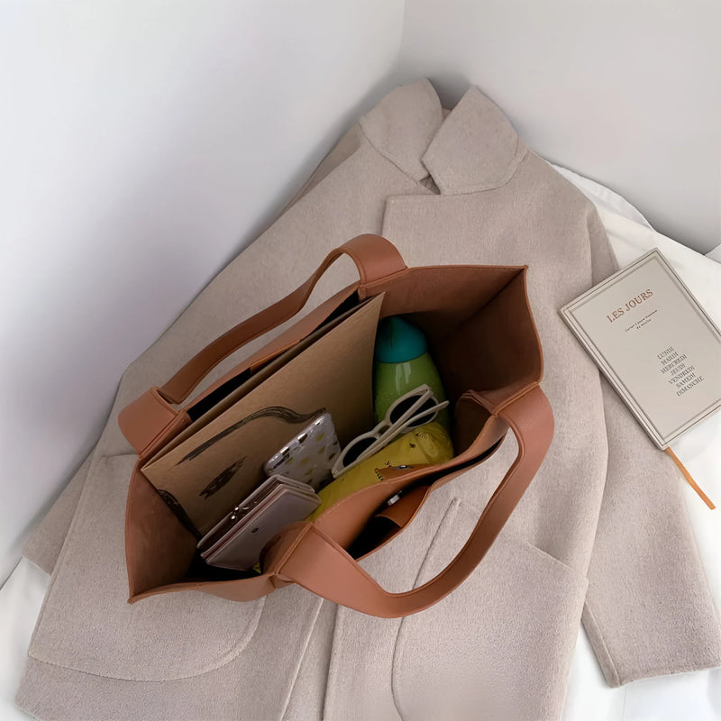 Damen Stilvolle Große Schulterhandtasche