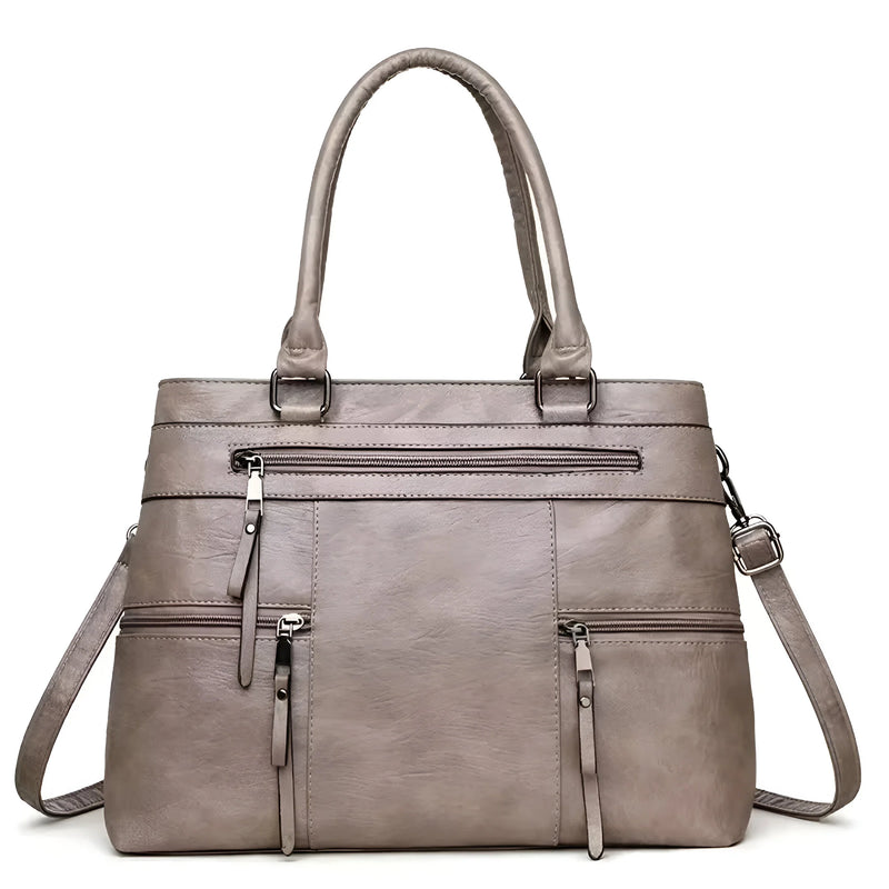 Stilvolle Boston-Handtasche aus Leder für Damen