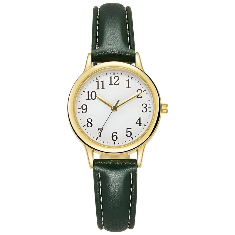 Damen Stylische Klassische Quarz Uhr