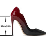 Damen Slip-On Spitz Zehen Stiletto-Absätze