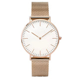 Damen Stylische Mesh Armband Uhr