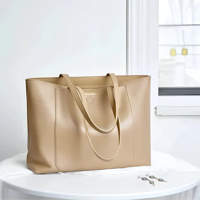 Große Schultertasche aus Leder für Damen
