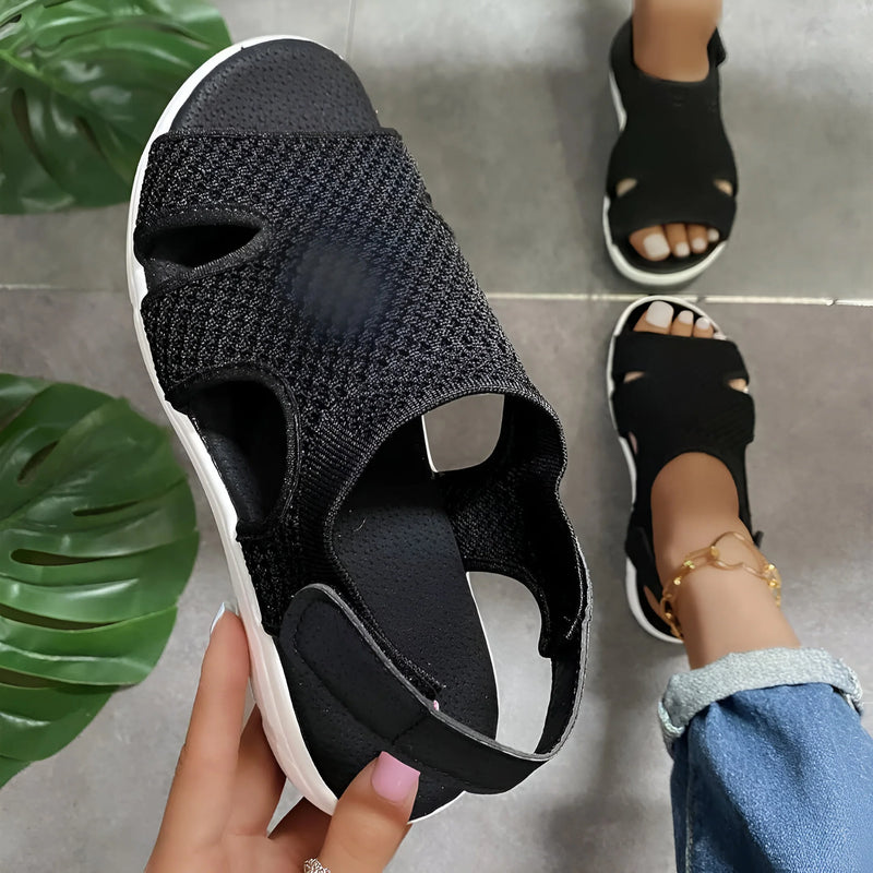 Verstellbare Rundzehen-Sommersandalen