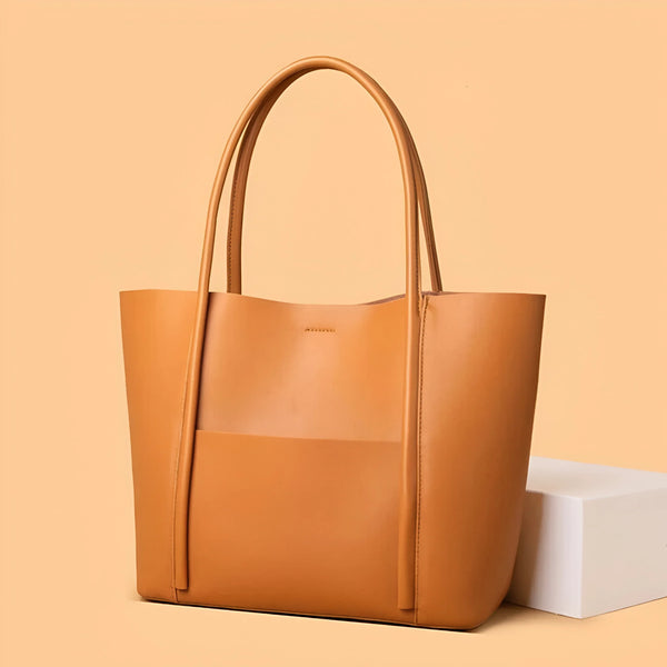 Damen Große Schulter-Tote-Bag aus Leder