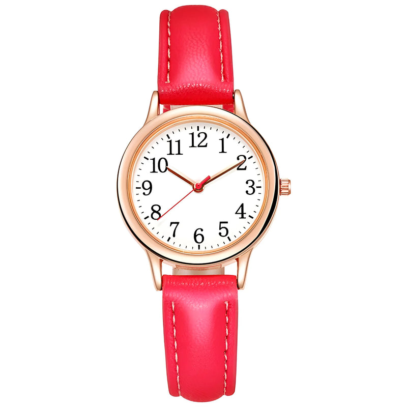Damen Stylische Klassische Quarz Uhr