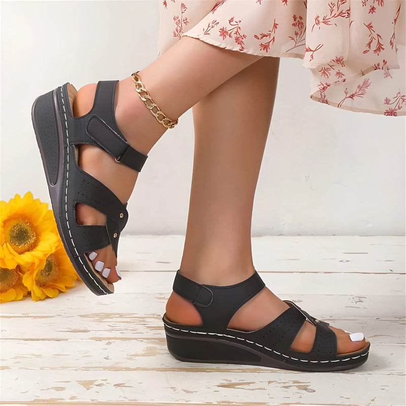 Damen Casual Keil-Plattform-Sandalen