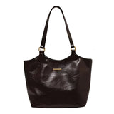 Damen Stilvolle Vintage-Leder-Tote-Bag
