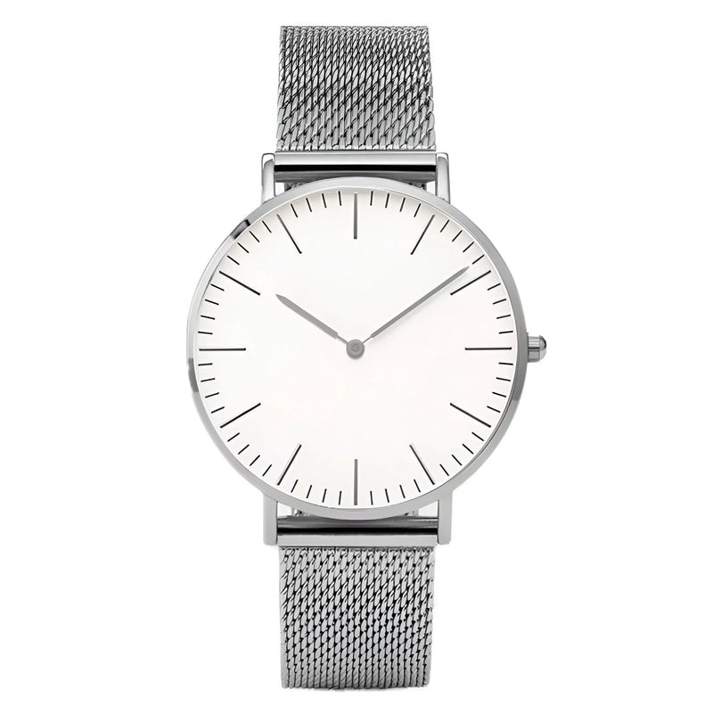 Damen Stylische Mesh Armband Uhr