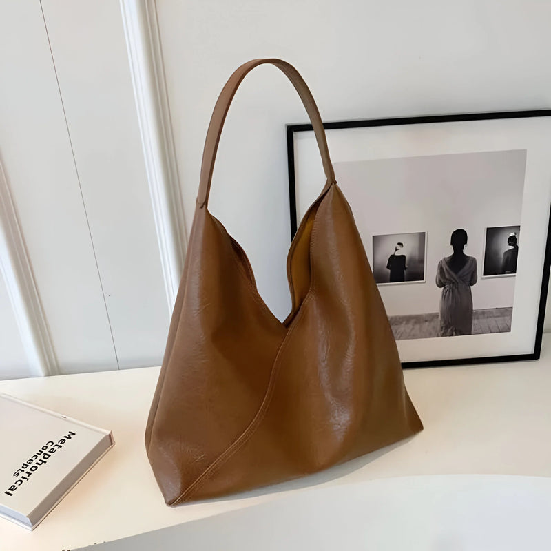 Moderne Damen-Schultertasche mit Knoten-Detail