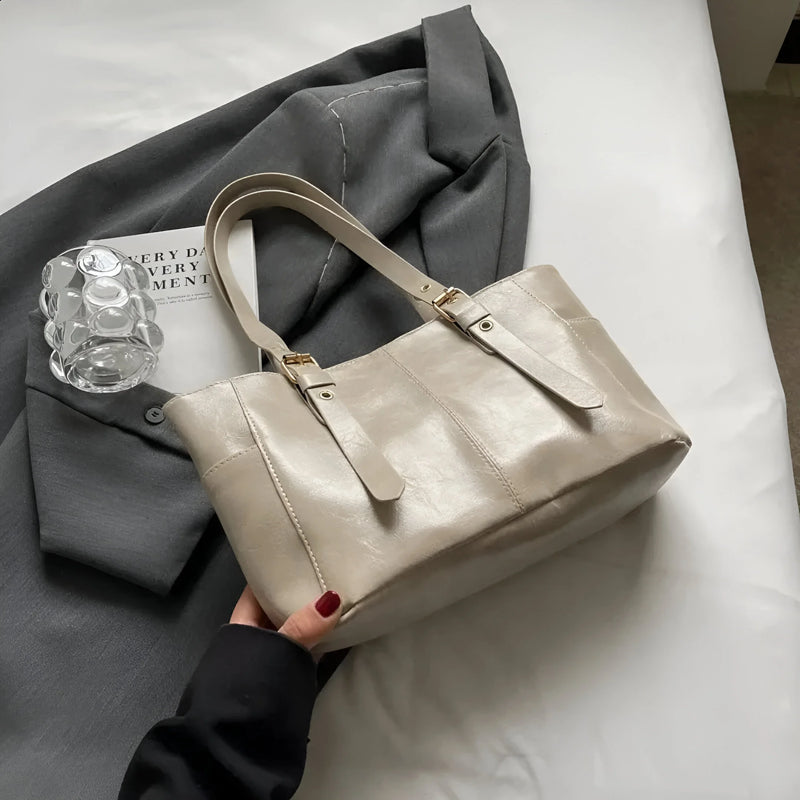 Vintage-Schultertasche mit verstellbarem Riemen