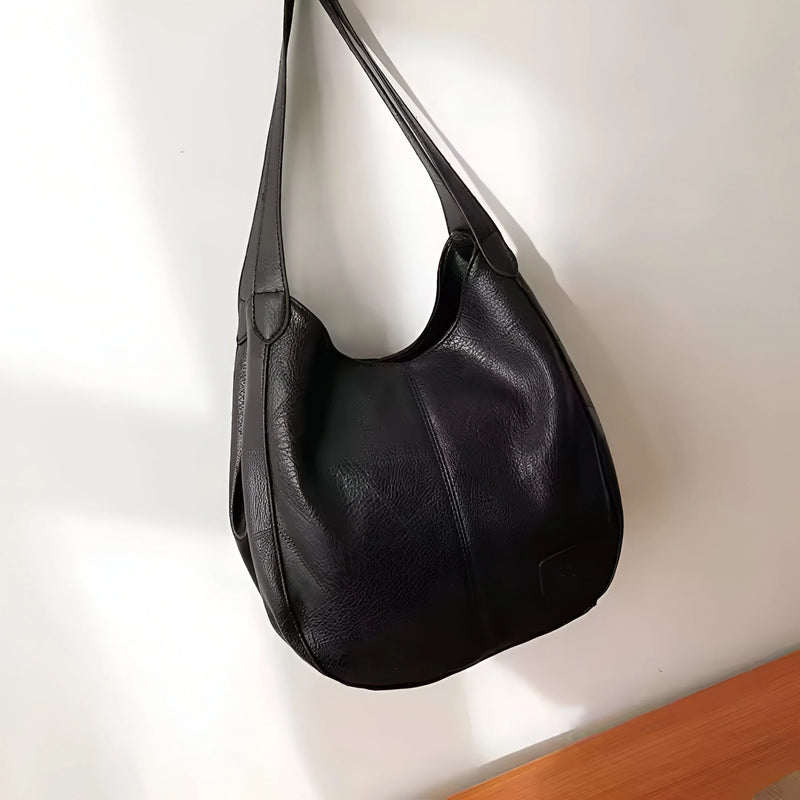Damen Trendige Vintage-Schultertasche aus Leder