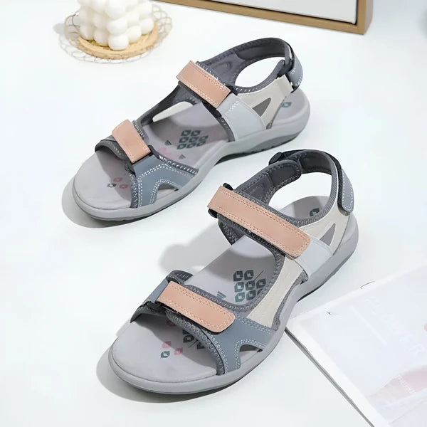 Verstellbare Klettverschluss-Sandalen für den ganztägigen Komfort