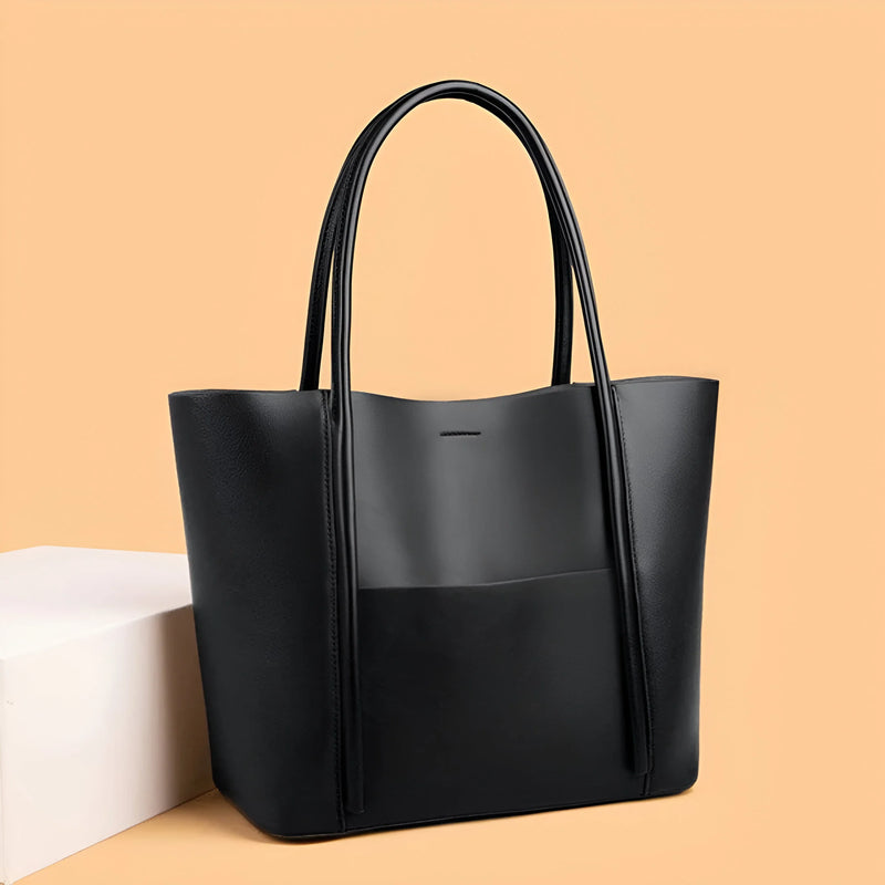 Damen Große Schulter-Tote-Bag aus Leder