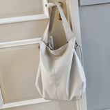 Vintage Schulter-Tote-Handtasche aus weichem PU-Leder