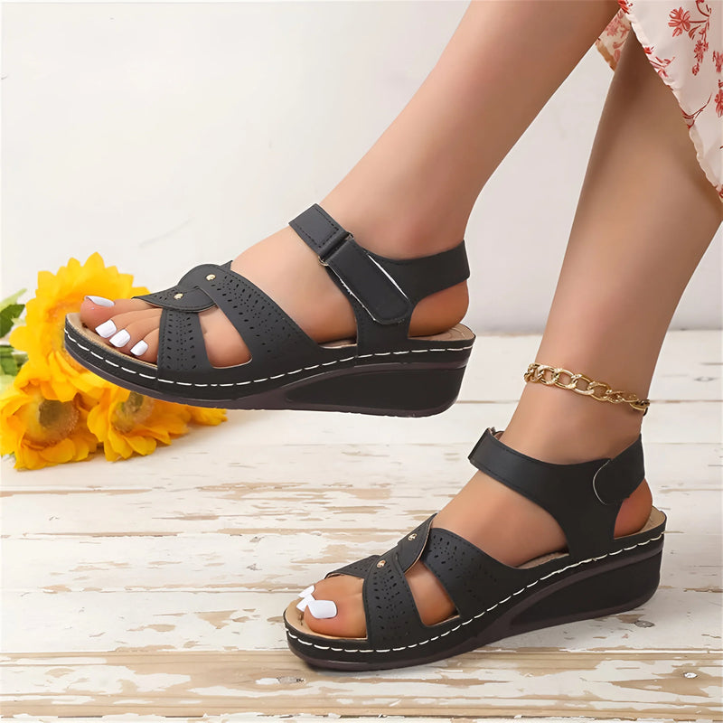 Damen Casual Keil-Plattform-Sandalen