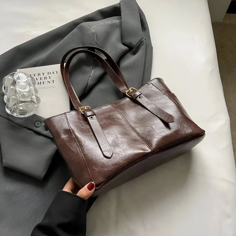 Vintage-Schultertasche mit verstellbarem Riemen
