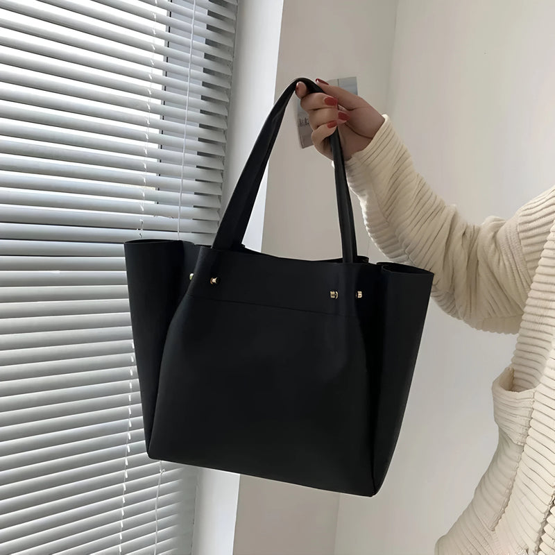 Vielseitige Leder-Tote-Bag für Damen