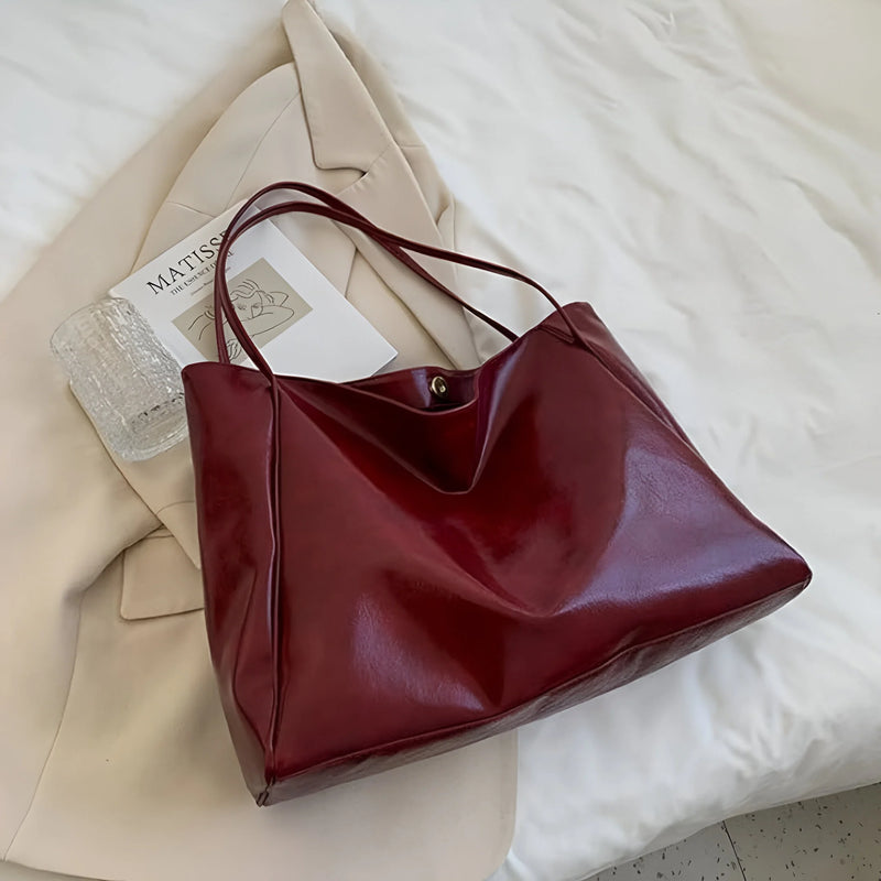 Damen Trendige Alltagstote-Bag aus Leder
