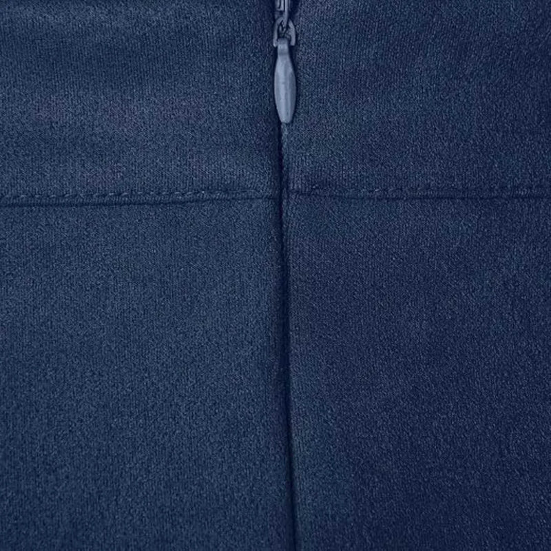 Damen High-Waist Minirock aus Kunstvelours