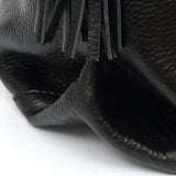 Damen-Trendige Schultertasche aus Leder mit Quaste