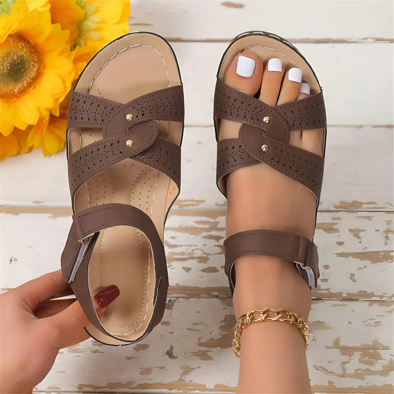 Damen Casual Keil-Plattform-Sandalen