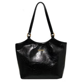 Damen Stilvolle Vintage-Leder-Tote-Bag