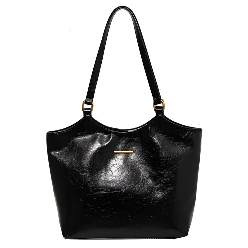 Damen Stilvolle Vintage-Leder-Tote-Bag