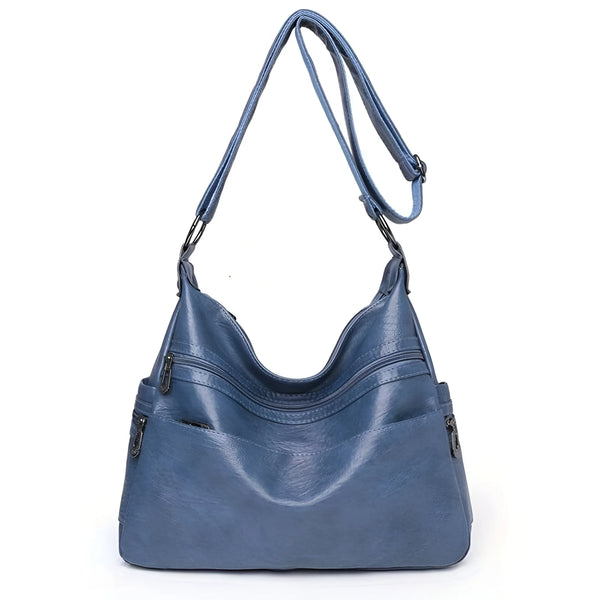 Luxuriöse Damen-Schultertasche aus Leder